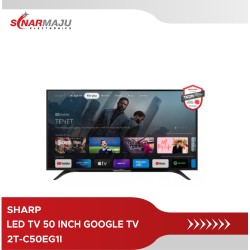 SHARP LED TV 50 INCH 2T-C50EG1I GOOGLE TV SMART DVB-T2 / 50EG1I