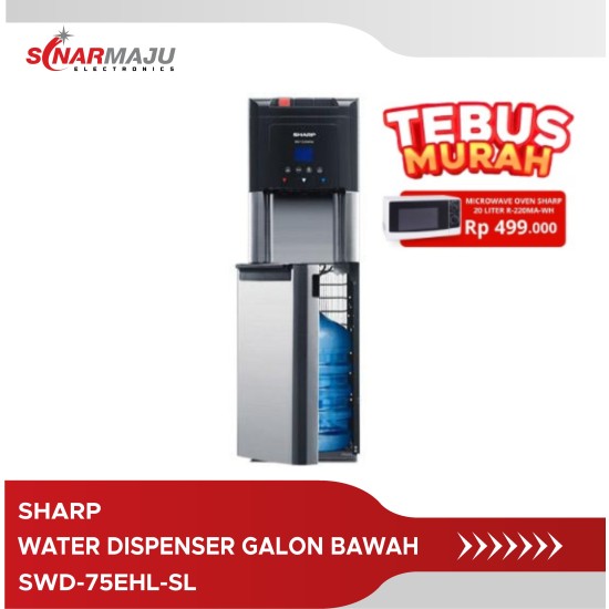 Water Dispenser Sharp Galon Bawah SWD-75EHL-SL