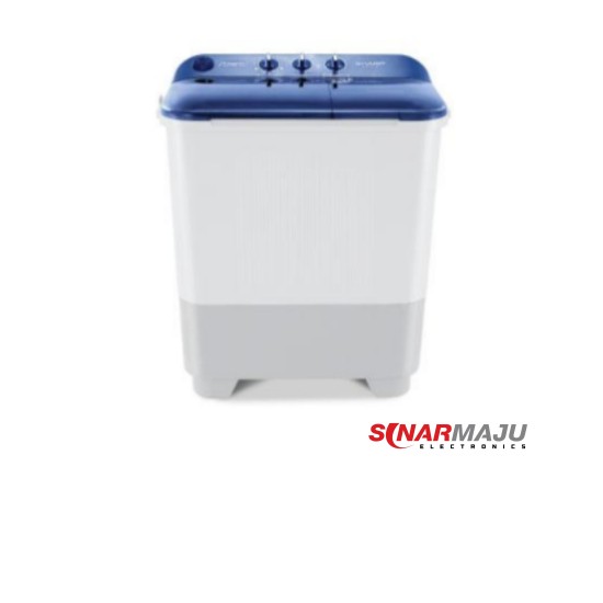 Mesin Cuci 2 Tabung Sharp 6 Kg Twin Tub ES-T65NT-BL