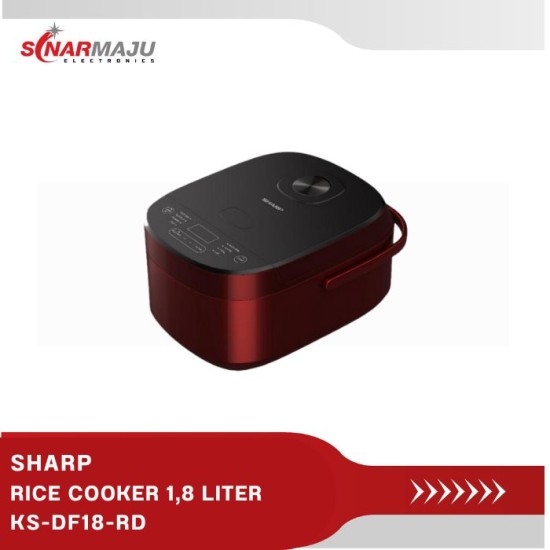 RICE COOKER SHARP 1.8 LITER KS-DF18-RD