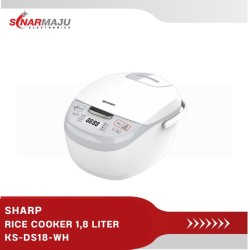 RICE COOKER SHARP 1.8 LITER KS-DS18-WH