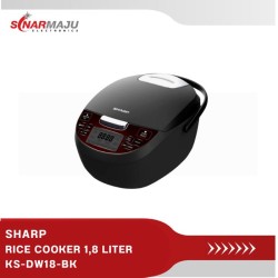 RICE COOKER SHARP 1.8 LITER KS-DW18-BK