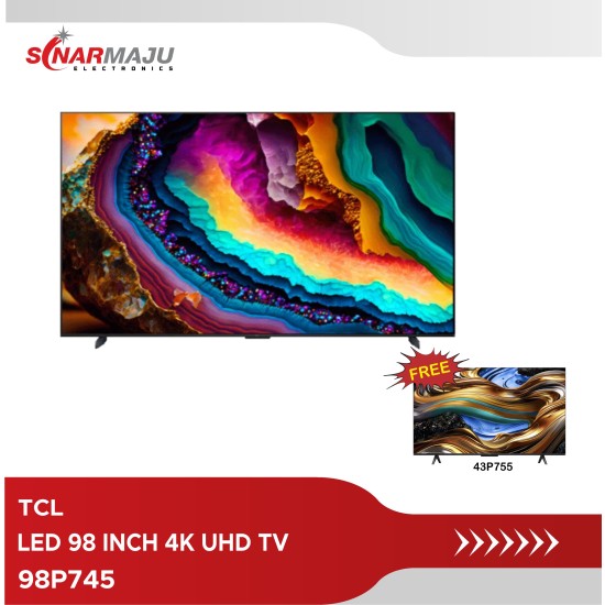 LED TV 98  Inch TCL 4K UHD TV 98P745