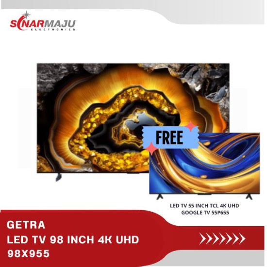 LED QD-MINI TV 98 INCH TCL 4K GOOGLE TV 98X955