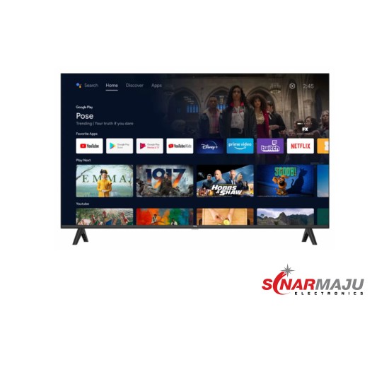 LED TV 40 Inch TCL Full HD HDR TV with Android TV 40S5400A