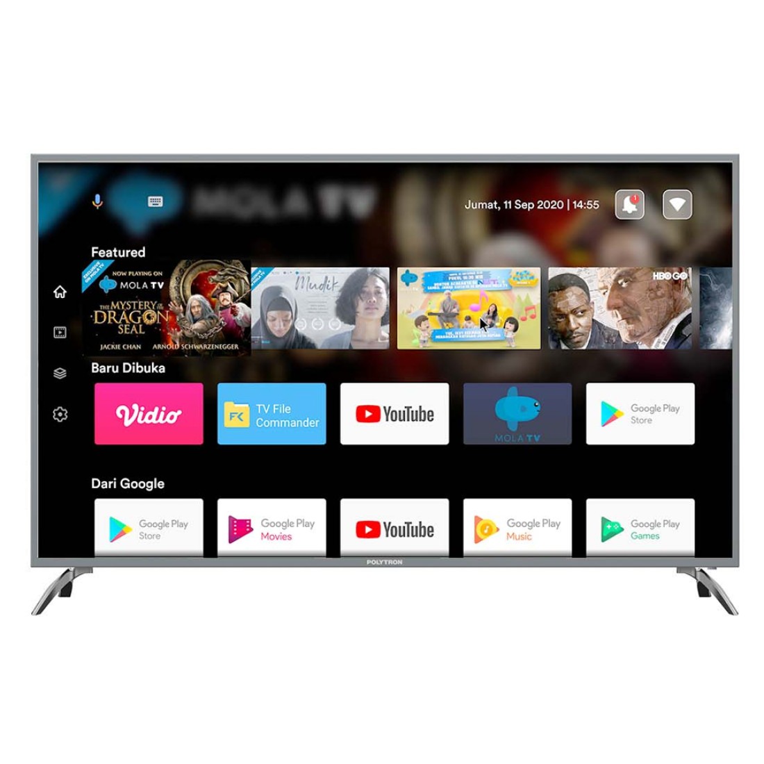 Polytron LED TV 40 Inch Full HD Android TV PLD-40AS8858/G